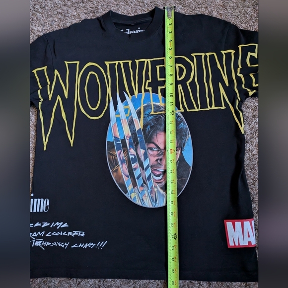 Civil Regime Marvel Wolverine Black Cotton Logan Shirt Men's L - Picture 6 of 8